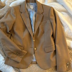 JCrew camel blazer jacket